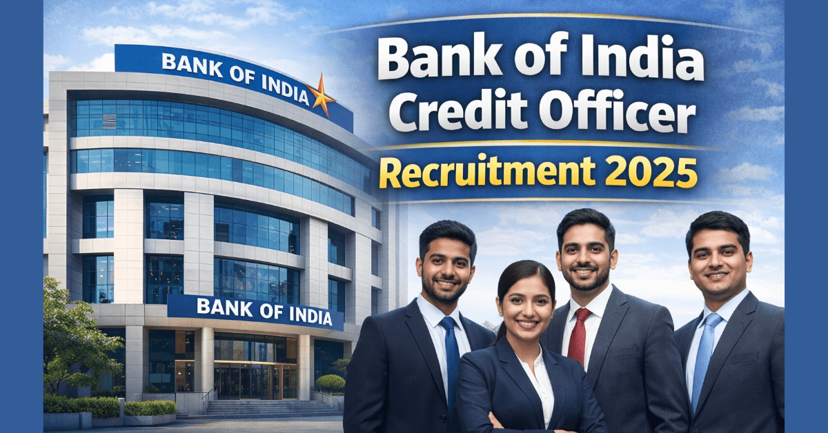 Join Team Bank of India Credit Officer recruitment 2025