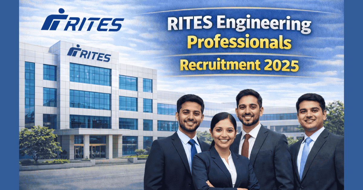 RITES Engineering Professionals recruitment 2025