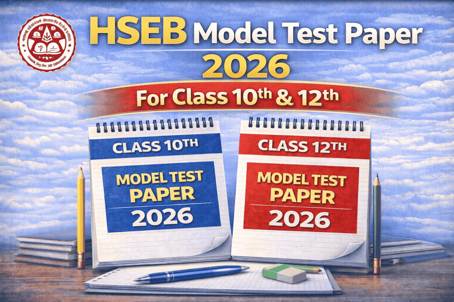 HSEB Model Test Paper 2026 for Class 10th and 12th